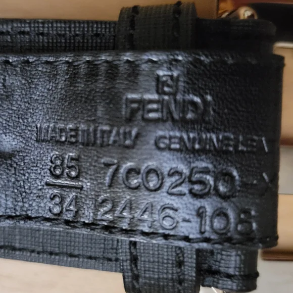 FENDI Men's Belt in Black - Picture 3 of 10